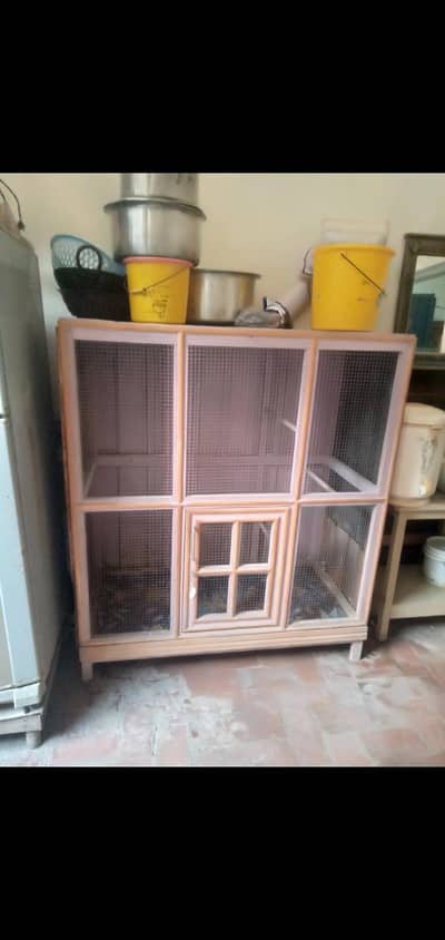 pigeon cage wooden frame