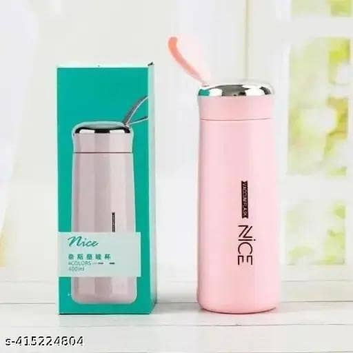 T   800ml Stainless Steel Sports Water Bottle – Insulated Thermos Flask for Gym, Outdoor, and Daily Hydration - Usman Crockrey Store