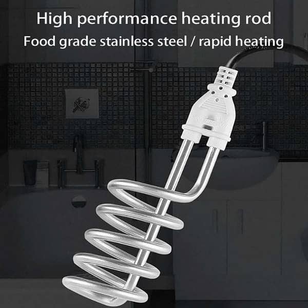 T  Orignal F8 2000W Shock Proof Portable Electric Water Heating Rod Immersion Heater – Instant Heating Solution for Baths, Cleaning, and More – Safe, Durable, and Energy-Efficient