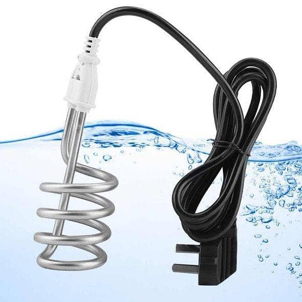T   F8 Imported 2000W Shock Proof Portable Electric Water Heating Rod Immersion Heater – Instant Heating Solution for Baths, Cleaning, and More – Safe, Durable, and Energy-Efficient