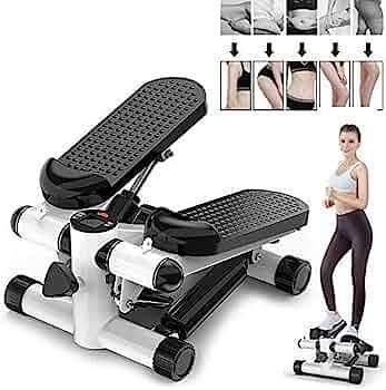 T  Mini Stepper with out metar Mini Stepper with Monitor - Low Impact  Stepper- Great Design for at Home Workouts - Step Machines Mini Fitness Twist Stepper Electronic Display Home Exercise Workout Machine Fitness Equipment for Home Gym Note ra