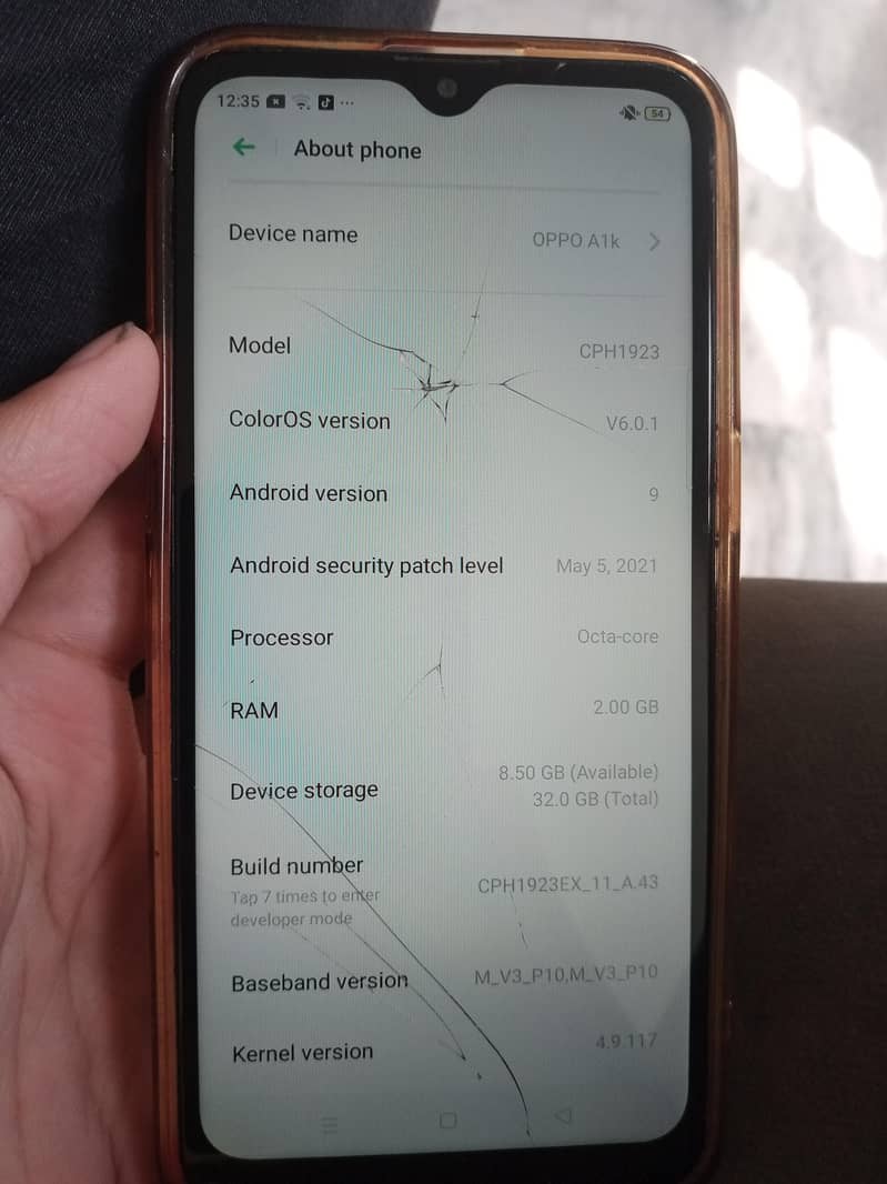 Oppo A1k 1