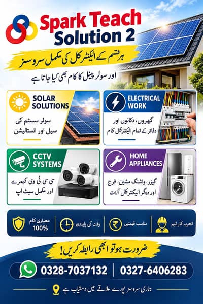 Electrician Plumber CCTV Geyser services available.