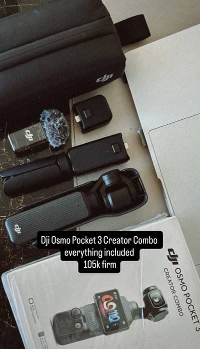 Urgent Sale DJI Osmo Pocket 3 Creator Combo Almost New