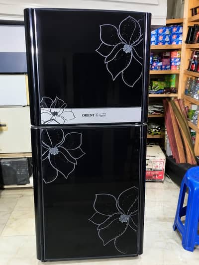 Orient double door good condition black colour