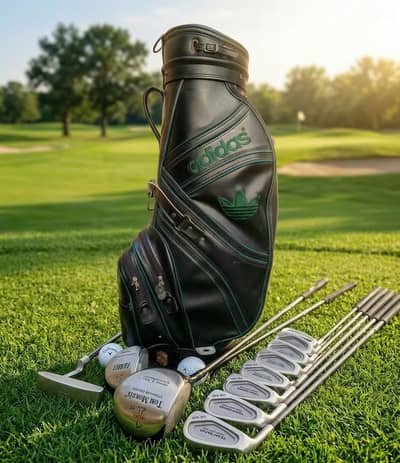 left hand Daiwa Golf kit with bag