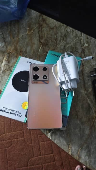 Infinix Note 30 Pro complete box with wireless charge