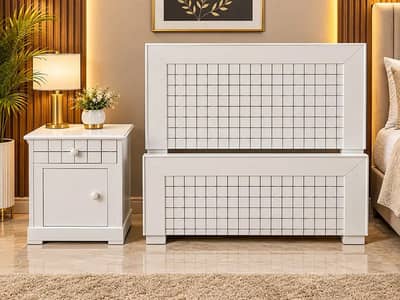 single bed/wooden single bed/dressing table/bed set/wooden bed