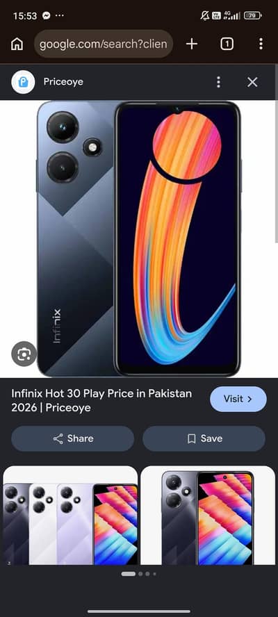 Infinix Hot 30 Play panel and body change