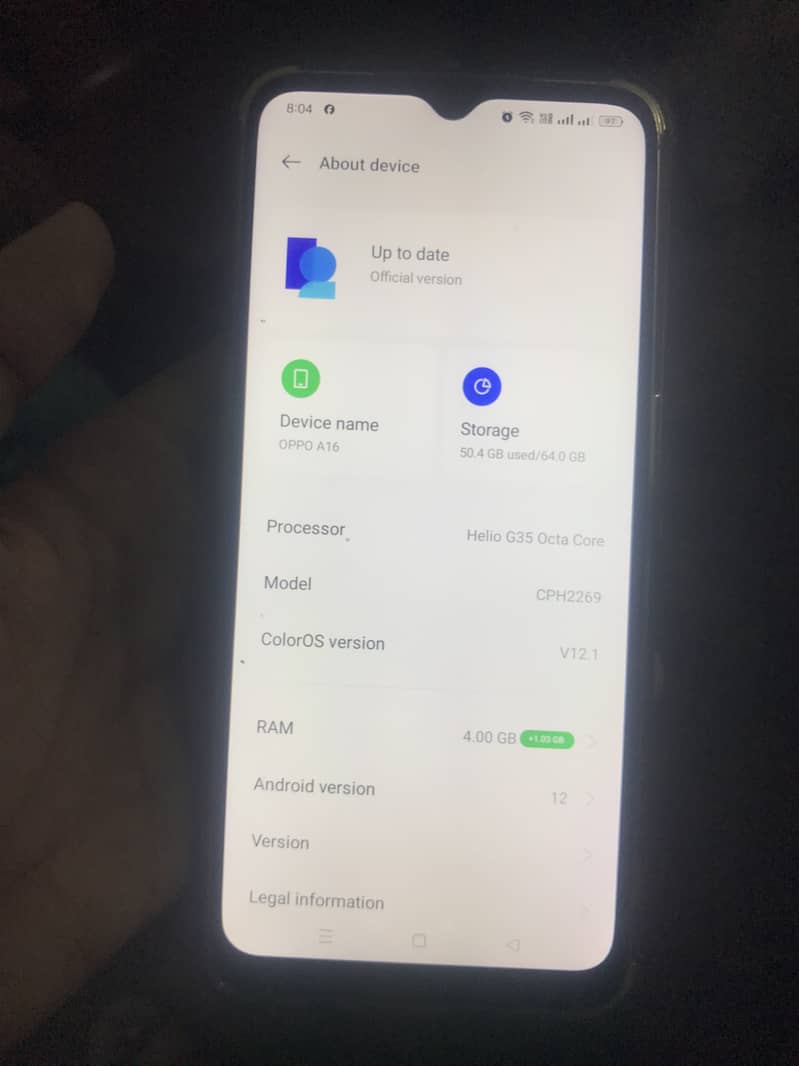 OPPO A16 4