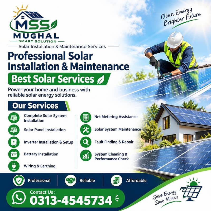 Best Solar Installation Services for Homes & Repair Services Solution ...