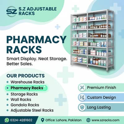 heavy duty racks, mart racks, warehouse racks, shop racks