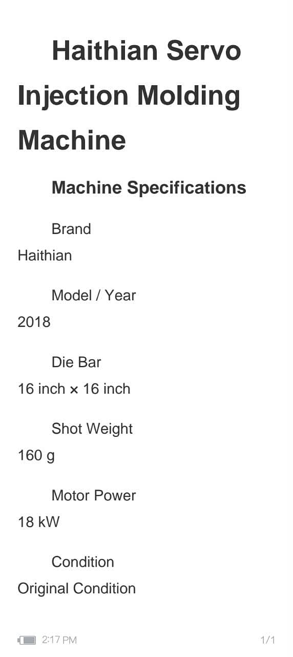 Molding machine 0