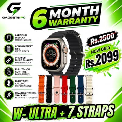 WATCH WITH 6 MONTH REPLACEMENT  WARRANTY