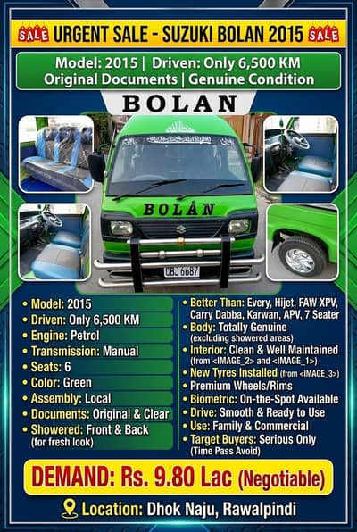 Suzuki Bolan 2015