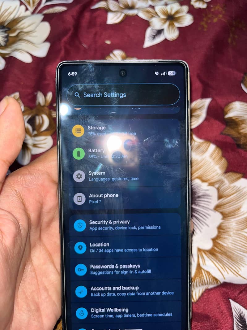 Google pixel 7 5