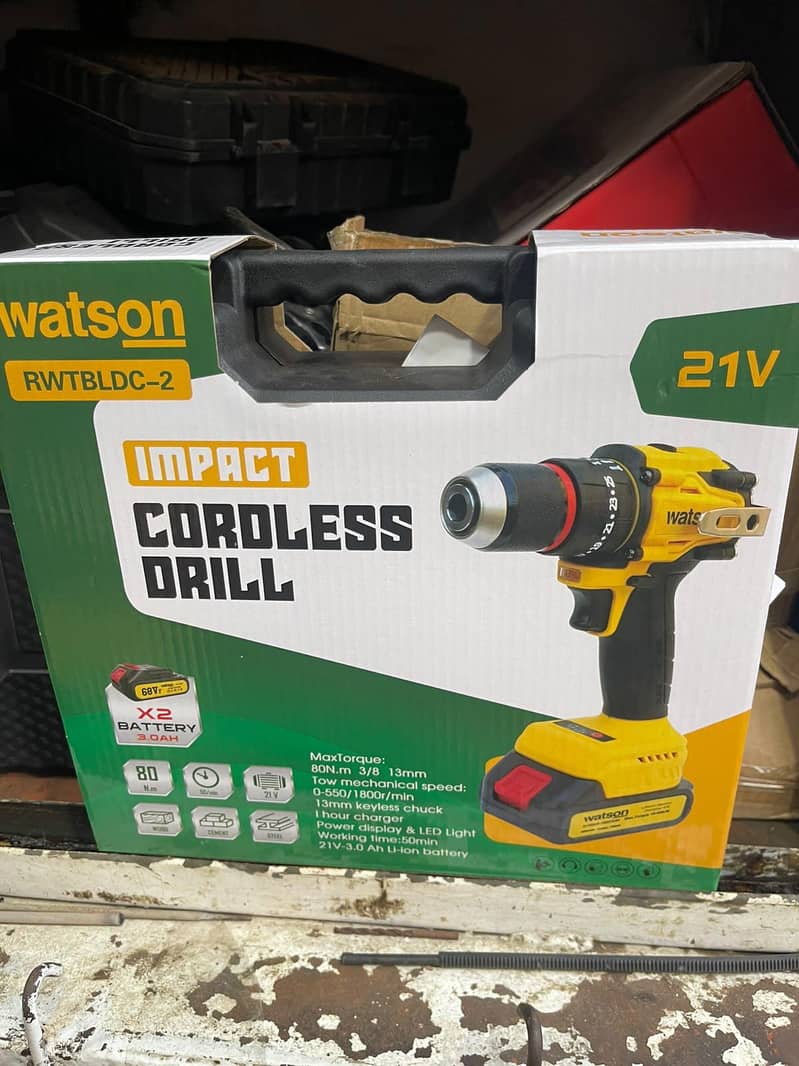 cordless drill machine 6
