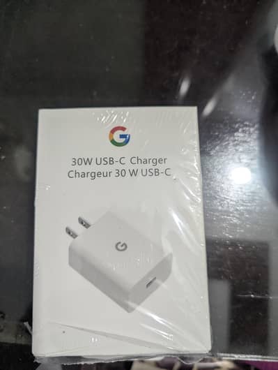 Google Pixel 30W USB-C Fast Charger With Cable (C To C]