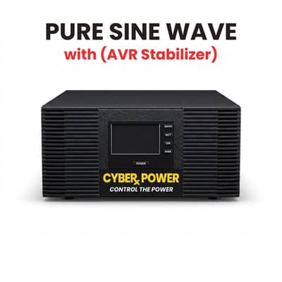 CYBERx Power Pure Sine Wave UPS 1500VA 800W - 12V