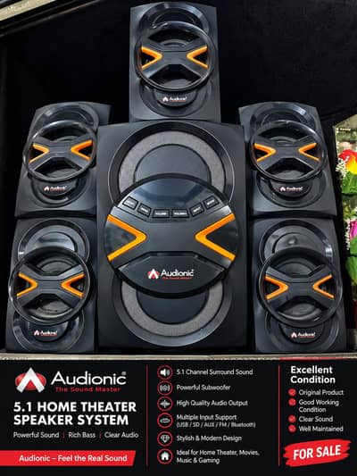 Audionic Home Theater System for Sale
