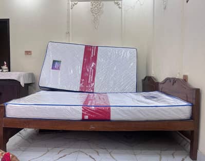 2 single bed with mattress