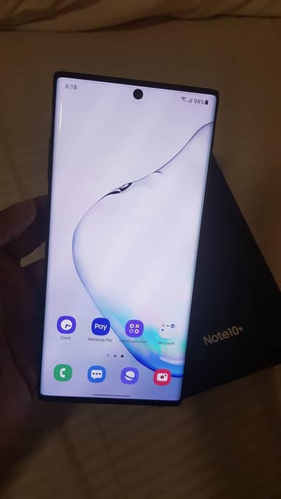 Samsung Mobile Note 10 Plus 12 ram 256 GB full box PTA 03361194076
