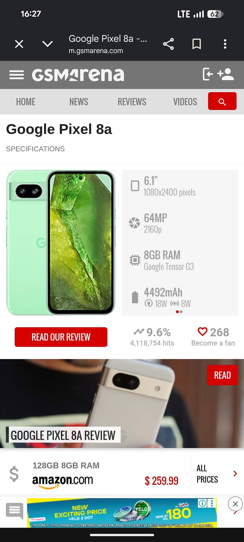 Google Pixel 8a 0