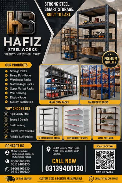 wall racks, display shop racks, storage racks, heavy duty racks, racks