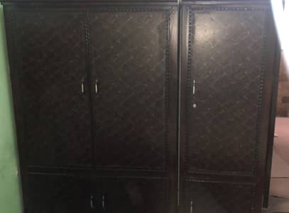 3 Door wardrobe with hanging storage