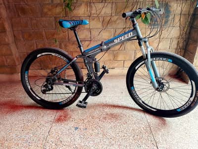 Speed MTB foldable 26 size with duel shocks lockable