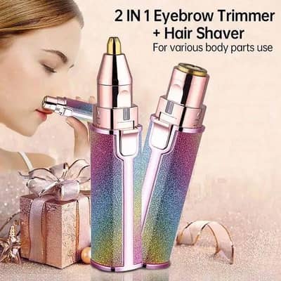 2-in-1 Electric Rechargeable Hair Remover & Trimmer for Women