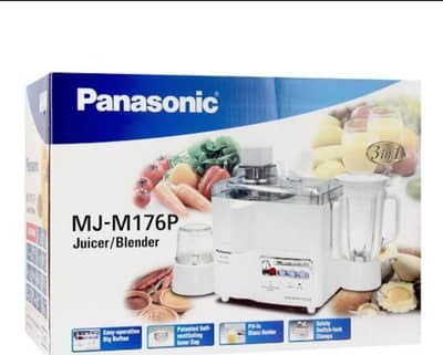 Panasonic MJ-M176P 3-in-1 Juicer Blender – Excellent Condition