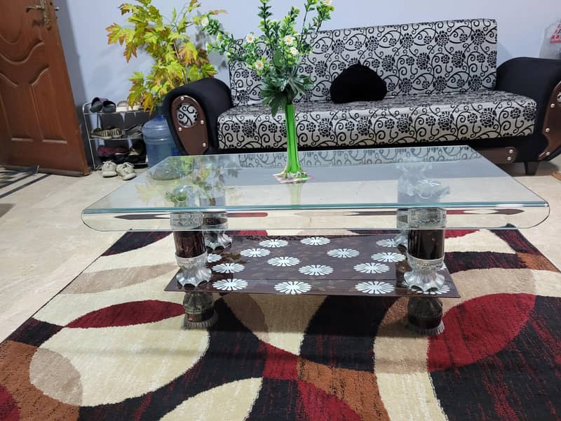 5 seater sofa set with table 6