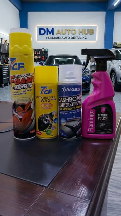 Premium Car Cleaning & Detailing Products | Foam Cleaner, Leather Wax