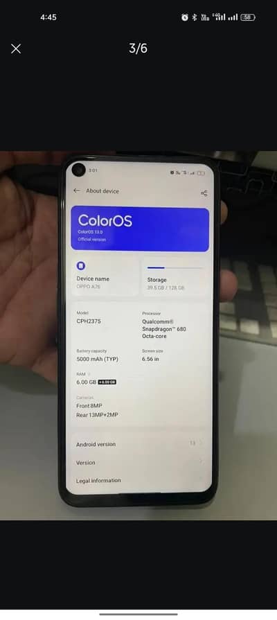 Urgent Sale OPPO A76