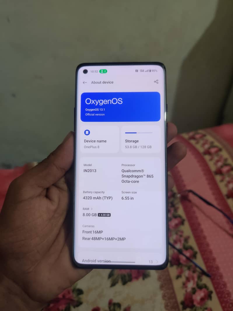 One Plus 8 Duall sim 2