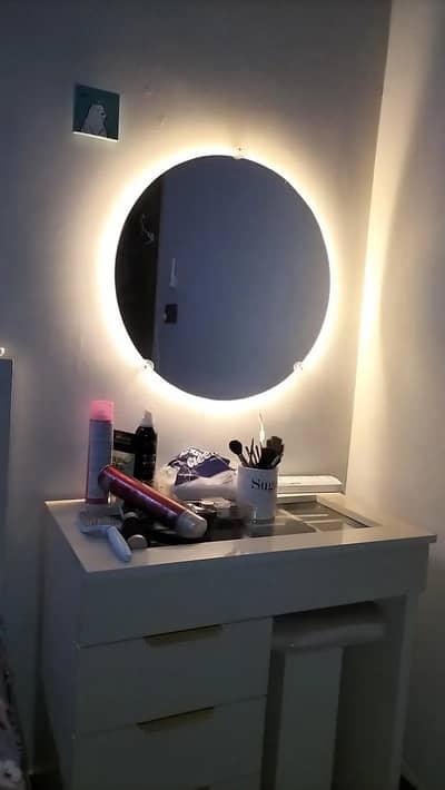 Brand New Luxury Dressing Table with LED Mirror & Comfortable Stool