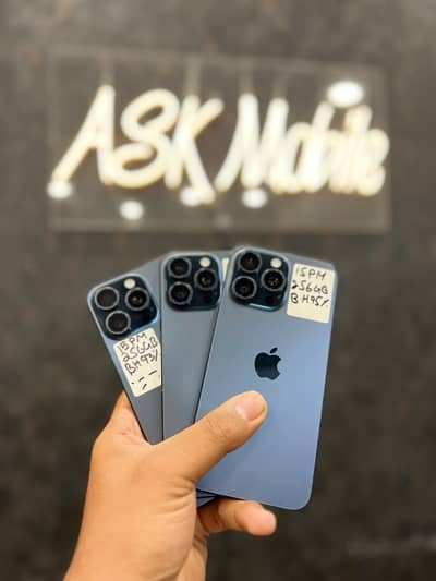 iPhone 15 Pro Max 256GB PTA Approved | Blue Titanium | Physical SIM