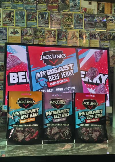 Imported Mrbeast Beef Jerky 3 flavours limited stock