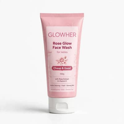 Ladies Face Wash 100g - Rose Glow - New Pack