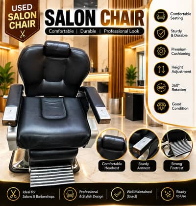 salon chair/ used/ chairs/ conditon /9/10