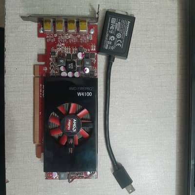 AMD FirePro W4100, 2GB, GDDR5, 128-Bit Graphic Card