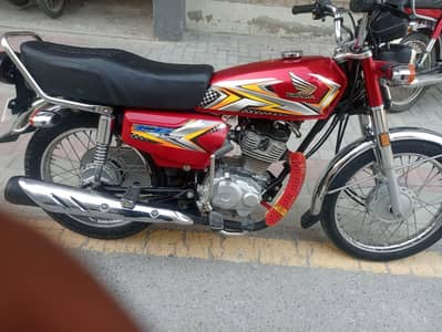 Honda CG 125 2025 model new (red) 10/9