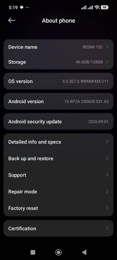 Xiaomi Redmi 15 5G