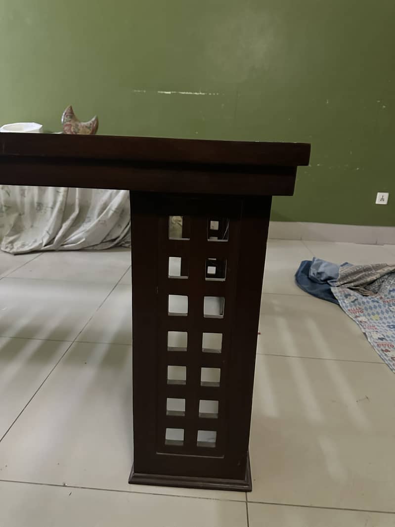 Solid Wooden 10-Seater Dining Table Set 2