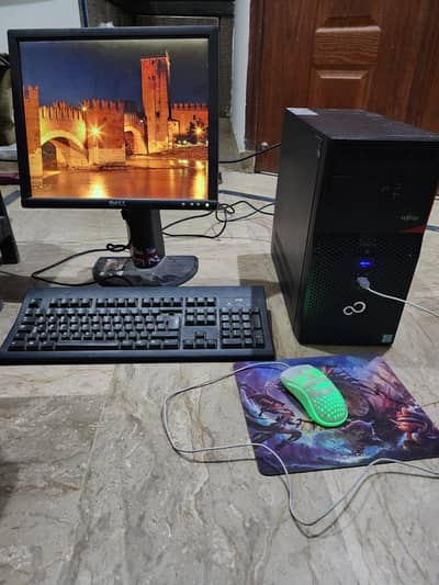 Core i5 6th generation gaming pc setup with all accessories