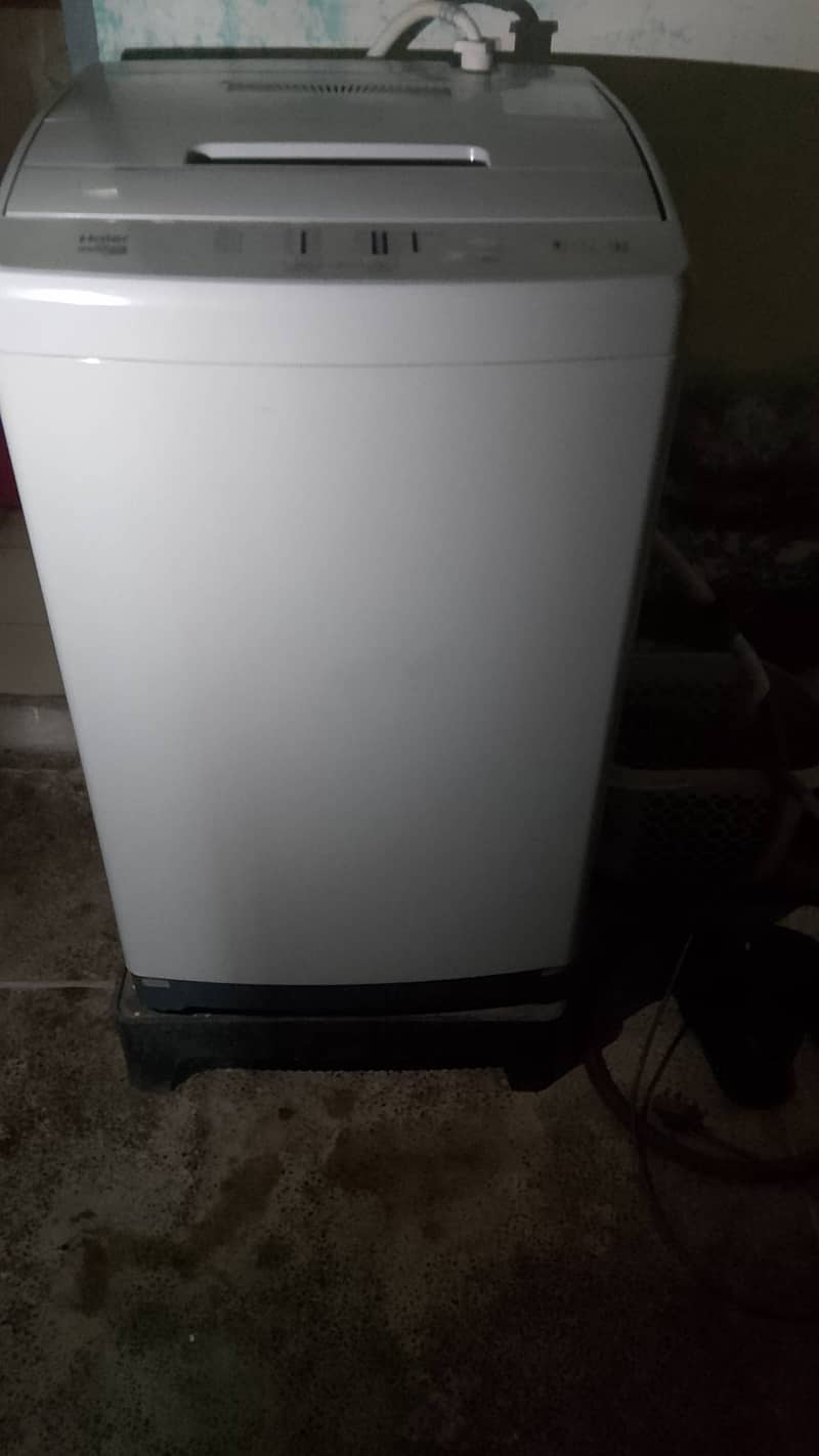 Haier fully automatic washing machine 1