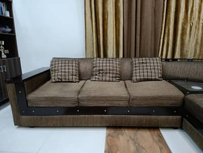 L-shaped 6 seater sofa for sale
