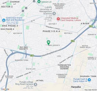 1 kanal residential plot for sale in HBFC housing society