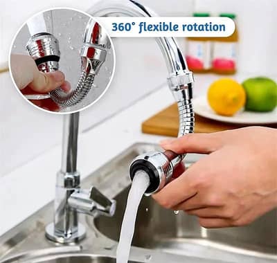 360 Degree Flexible Kitchen Tap Extension Shower